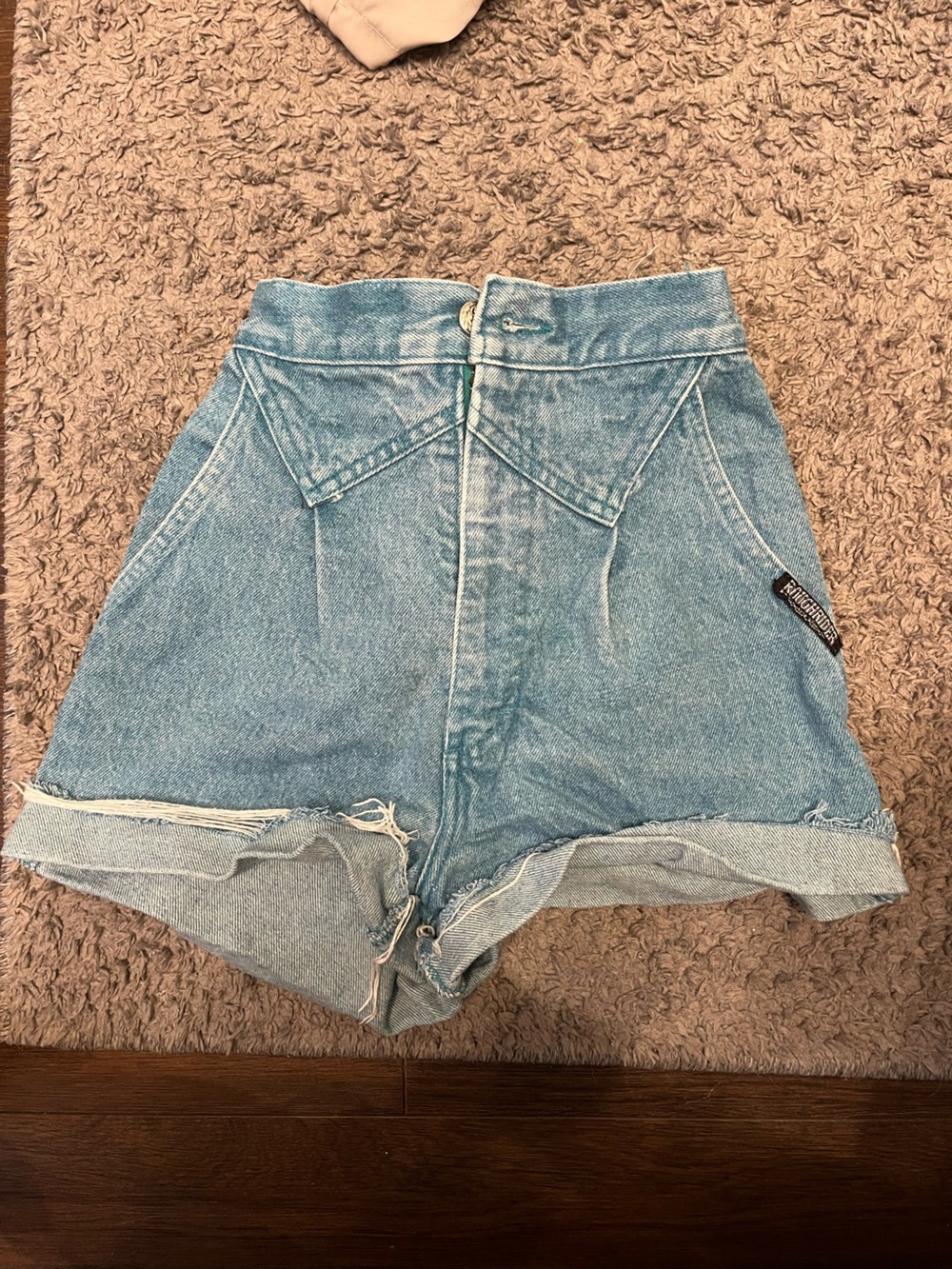 Vintage roughrider denim shorts